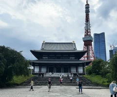 増上寺と東京タワー