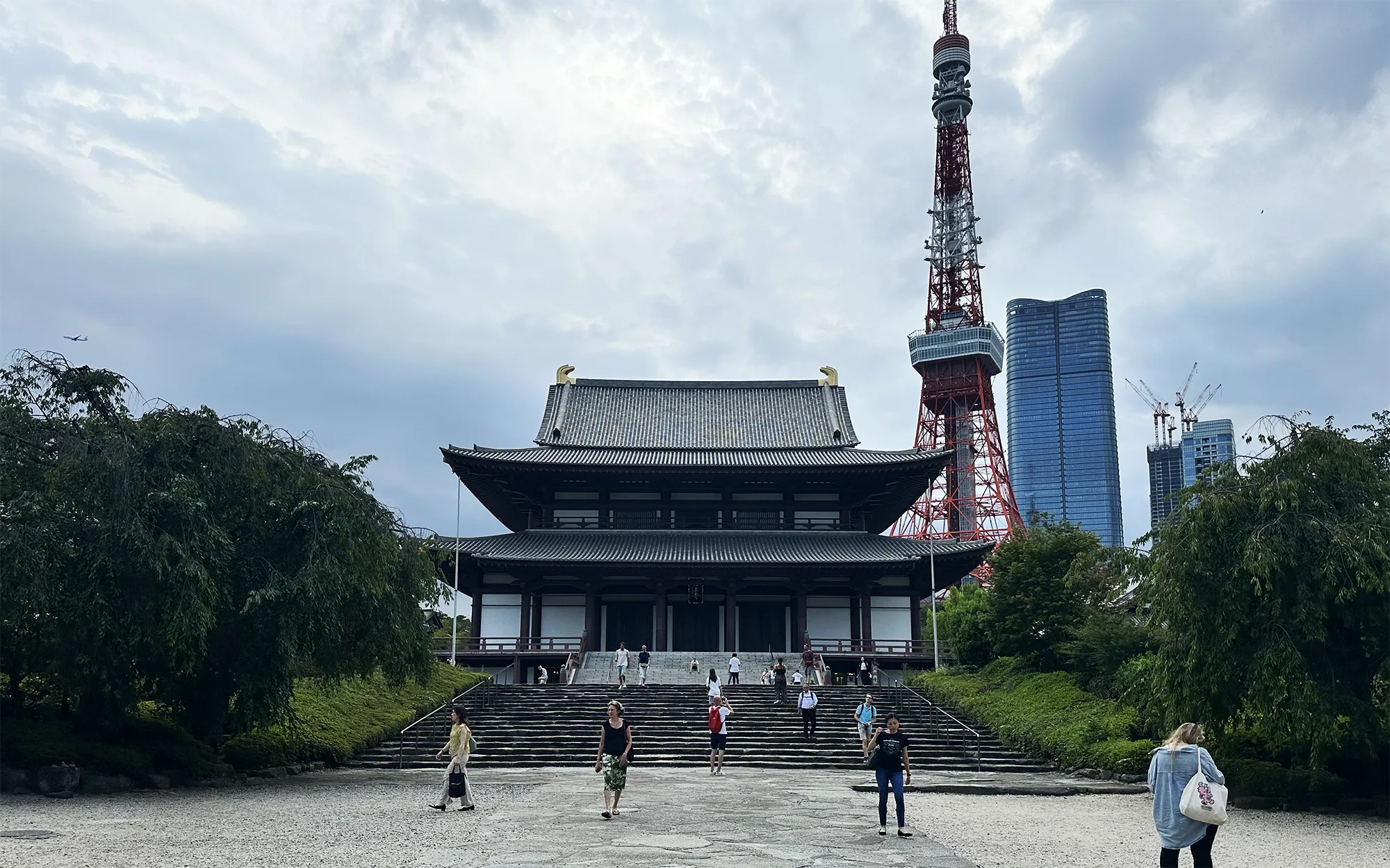 増上寺と東京タワー